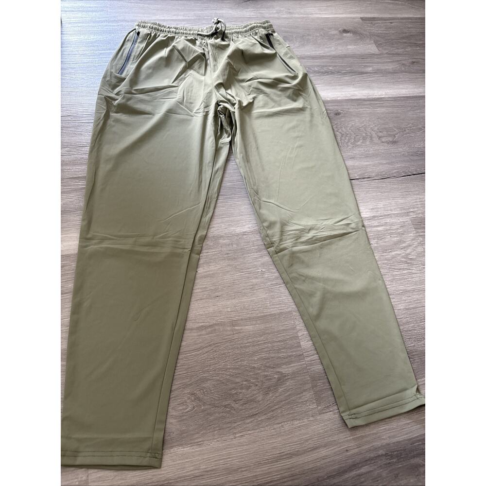 4 for $20 Lightweight Joggers Lounge Pants, Green, XL